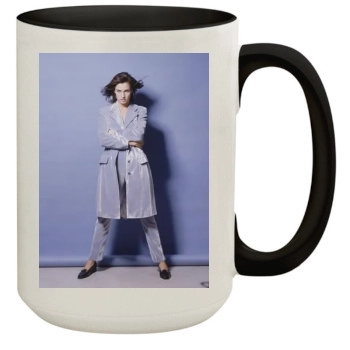 Famke Janssen 15oz Colored Inner & Handle Mug