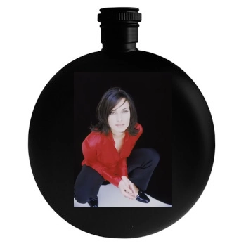 Famke Janssen Round Flask