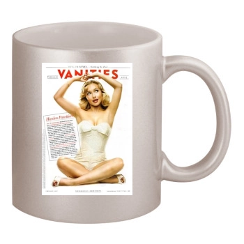 Hayden Panettiere 11oz Metallic Silver Mug