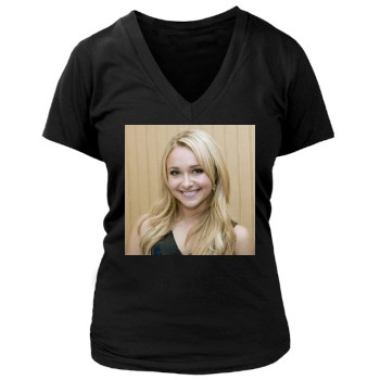 Hayden Panettiere Women's Deep V-Neck TShirt