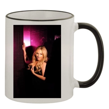 Hayden Panettiere 11oz Colored Rim & Handle Mug