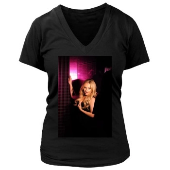 Hayden Panettiere Women's Deep V-Neck TShirt