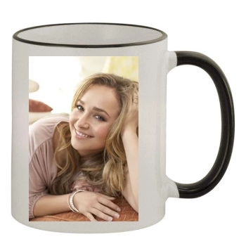 Hayden Panettiere 11oz Colored Rim & Handle Mug