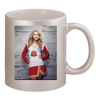 Hayden Panettiere 11oz Metallic Silver Mug