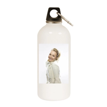 Hayden Panettiere White Water Bottle With Carabiner