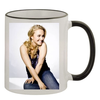 Hayden Panettiere 11oz Colored Rim & Handle Mug