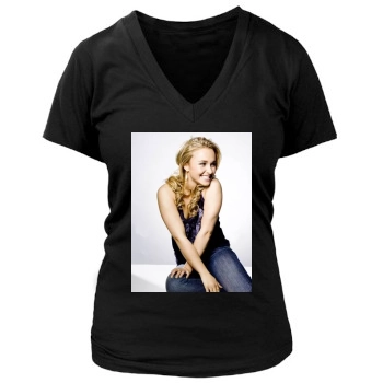 Hayden Panettiere Women's Deep V-Neck TShirt