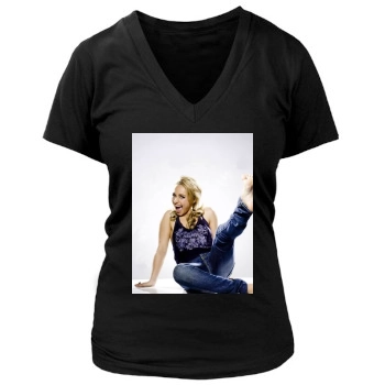 Hayden Panettiere Women's Deep V-Neck TShirt