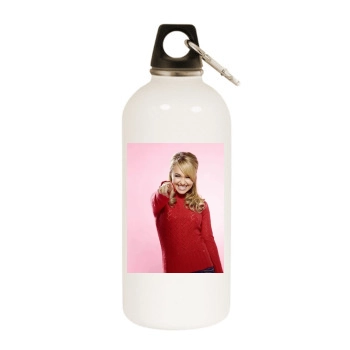 Hayden Panettiere White Water Bottle With Carabiner