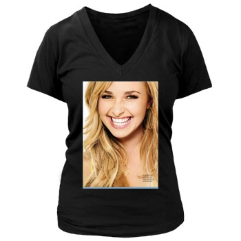 Hayden Panettiere Women's Deep V-Neck TShirt