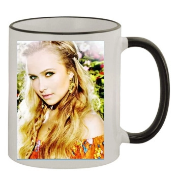 Hayden Panettiere 11oz Colored Rim & Handle Mug