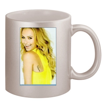 Hayden Panettiere 11oz Metallic Silver Mug