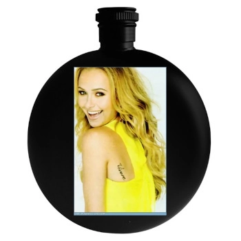 Hayden Panettiere Round Flask