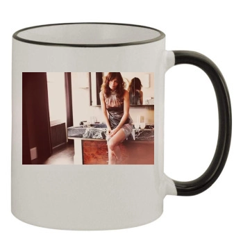 Helena Christensen 11oz Colored Rim & Handle Mug