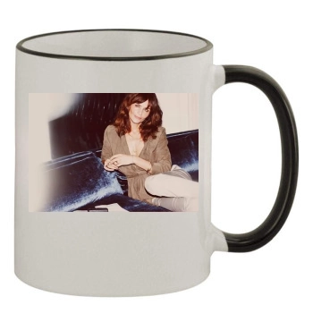 Helena Christensen 11oz Colored Rim & Handle Mug