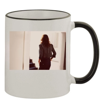 Helena Christensen 11oz Colored Rim & Handle Mug