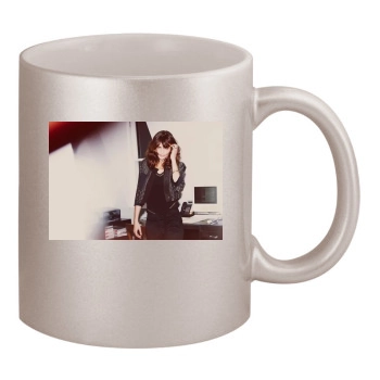 Helena Christensen 11oz Metallic Silver Mug