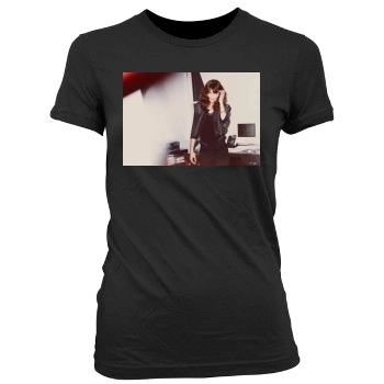 Helena Christensen Women's Junior Cut Crewneck T-Shirt