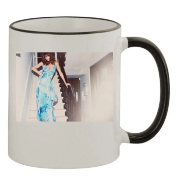 Helena Christensen 11oz Colored Rim & Handle Mug