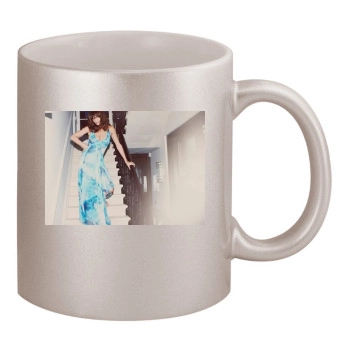 Helena Christensen 11oz Metallic Silver Mug