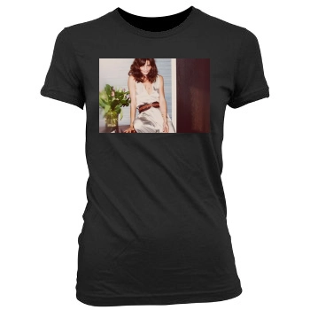 Helena Christensen Women's Junior Cut Crewneck T-Shirt