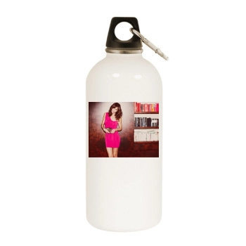 Helena Christensen White Water Bottle With Carabiner