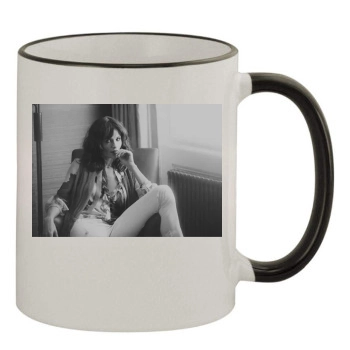 Helena Christensen 11oz Colored Rim & Handle Mug