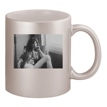 Helena Christensen 11oz Metallic Silver Mug