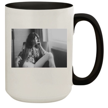 Helena Christensen 15oz Colored Inner & Handle Mug