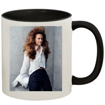 Hilary Swank 11oz Colored Inner & Handle Mug