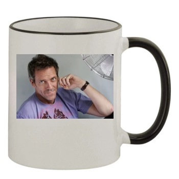 Hugh Laurie 11oz Colored Rim & Handle Mug