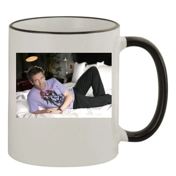 Hugh Laurie 11oz Colored Rim & Handle Mug