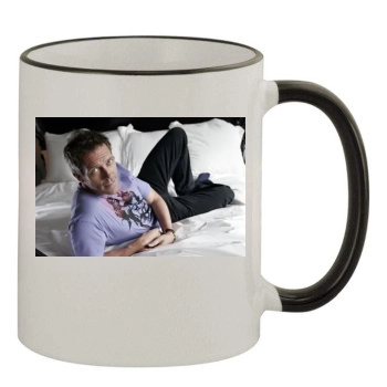 Hugh Laurie 11oz Colored Rim & Handle Mug