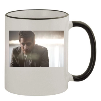 Jake Gyllenhaal 11oz Colored Rim & Handle Mug