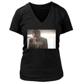 Jake Gyllenhaal Women's Deep V-Neck TShirt