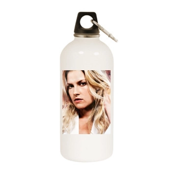 Ali Larter White Water Bottle With Carabiner