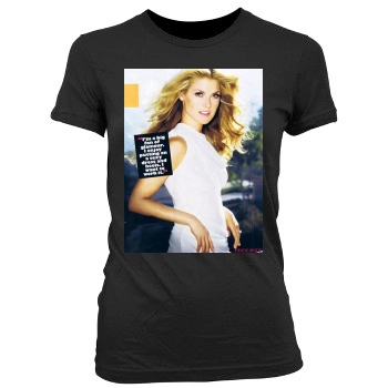 Ali Larter Women's Junior Cut Crewneck T-Shirt