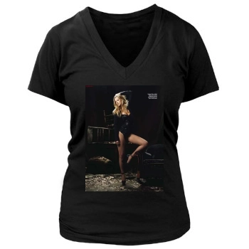 Ali Larter Women's Deep V-Neck TShirt