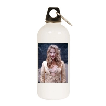 Ali Larter White Water Bottle With Carabiner