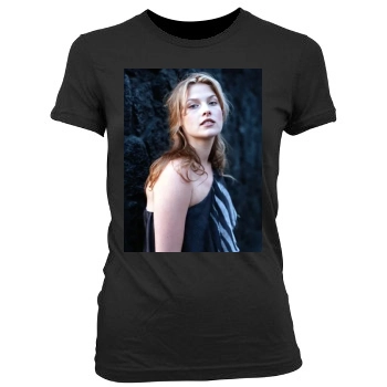 Ali Larter Women's Junior Cut Crewneck T-Shirt