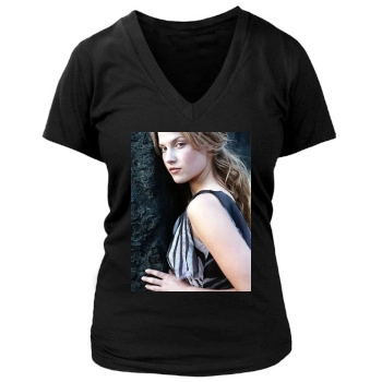 Ali Larter Women's Deep V-Neck TShirt