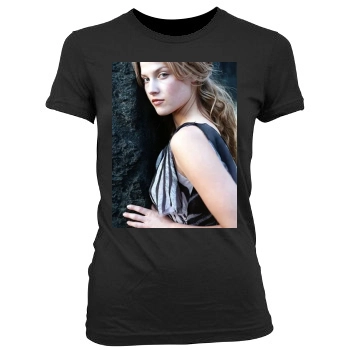 Ali Larter Women's Junior Cut Crewneck T-Shirt