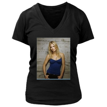 Ali Larter Women's Deep V-Neck TShirt