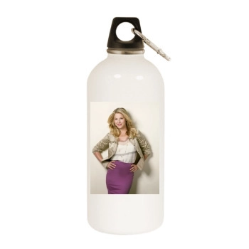 Ali Larter White Water Bottle With Carabiner