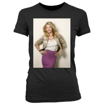 Ali Larter Women's Junior Cut Crewneck T-Shirt