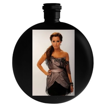 Ashley Tisdale Round Flask