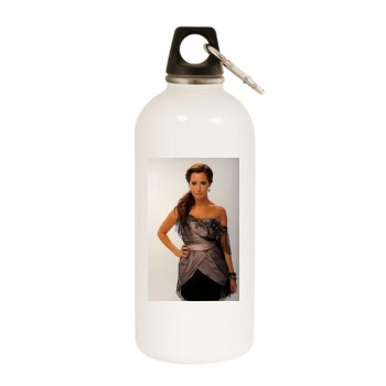 Ashley Tisdale White Water Bottle With Carabiner