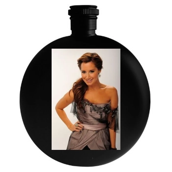 Ashley Tisdale Round Flask