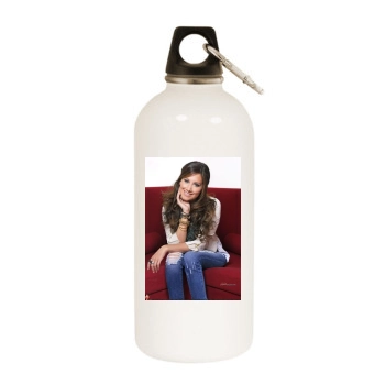 Ashley Tisdale White Water Bottle With Carabiner