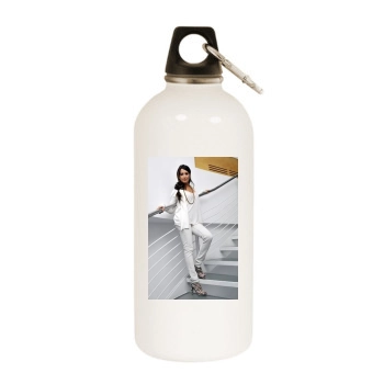 Ashley Tisdale White Water Bottle With Carabiner